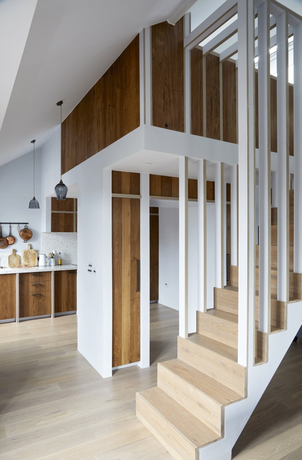 Hampstead Residence | Stairs to mezzanine | Interior Designers